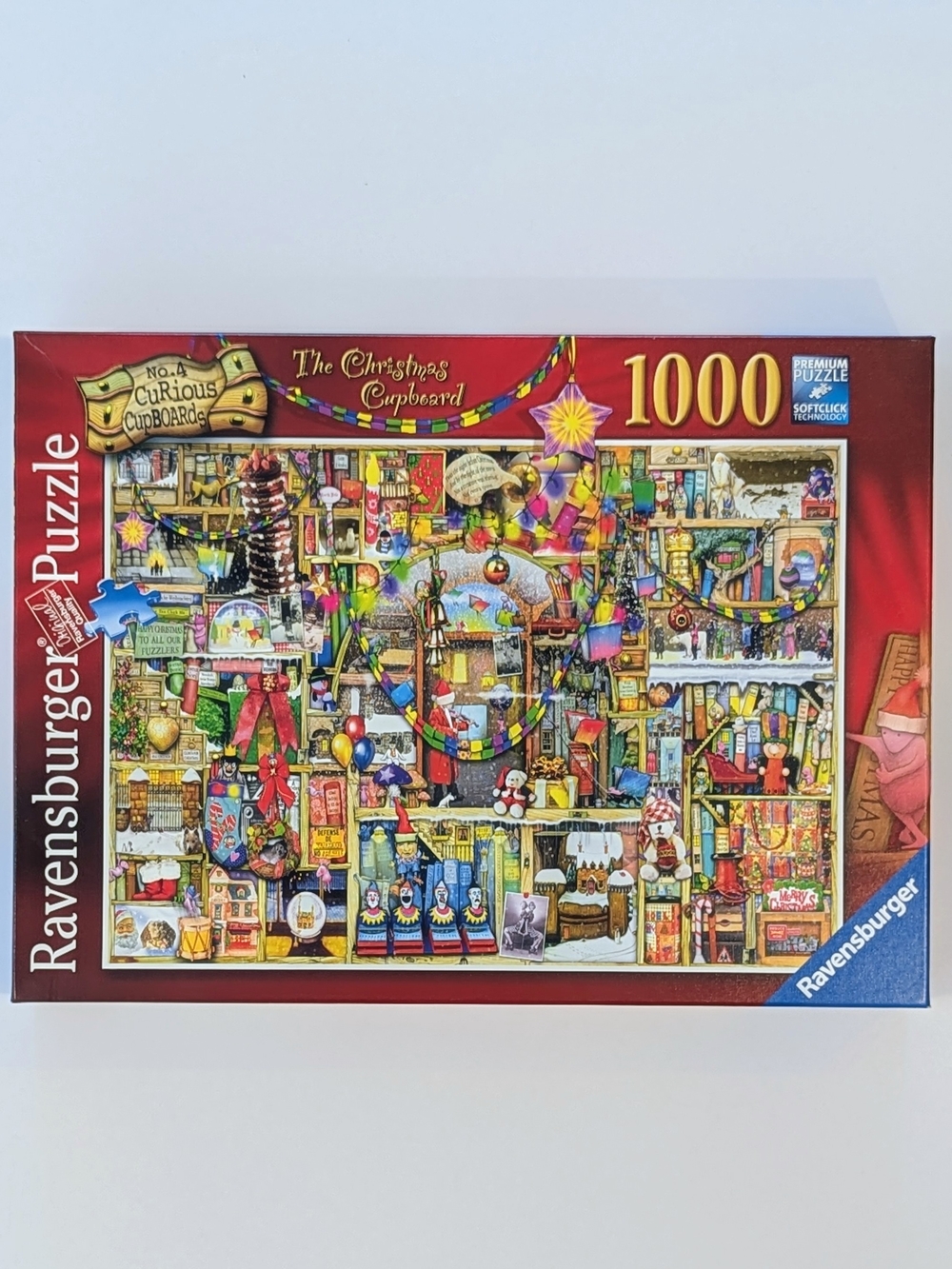 Ravensburger The Christmas Cupboard Curious Cupboards 1000 Piece Puzzle Holiday
